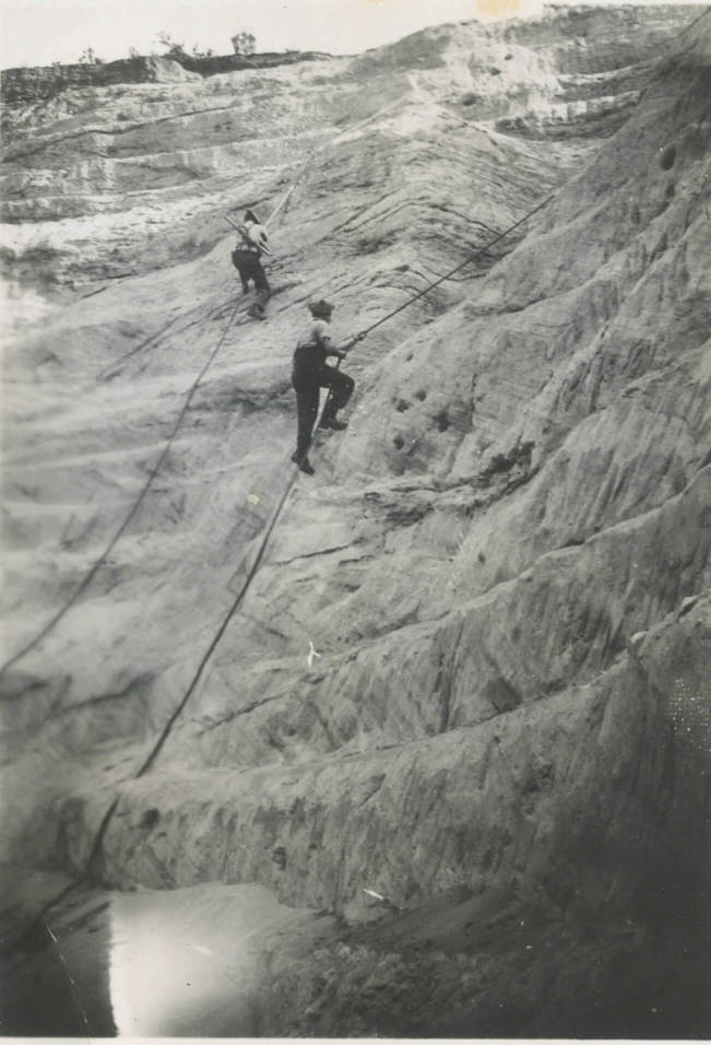 Sussex, England (May 1943)
7 Plt. Cliff Climbing