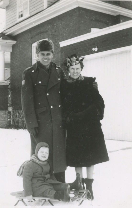 Preston, Ontario (January 1944)
“Week End Leave from Ipperwash”.