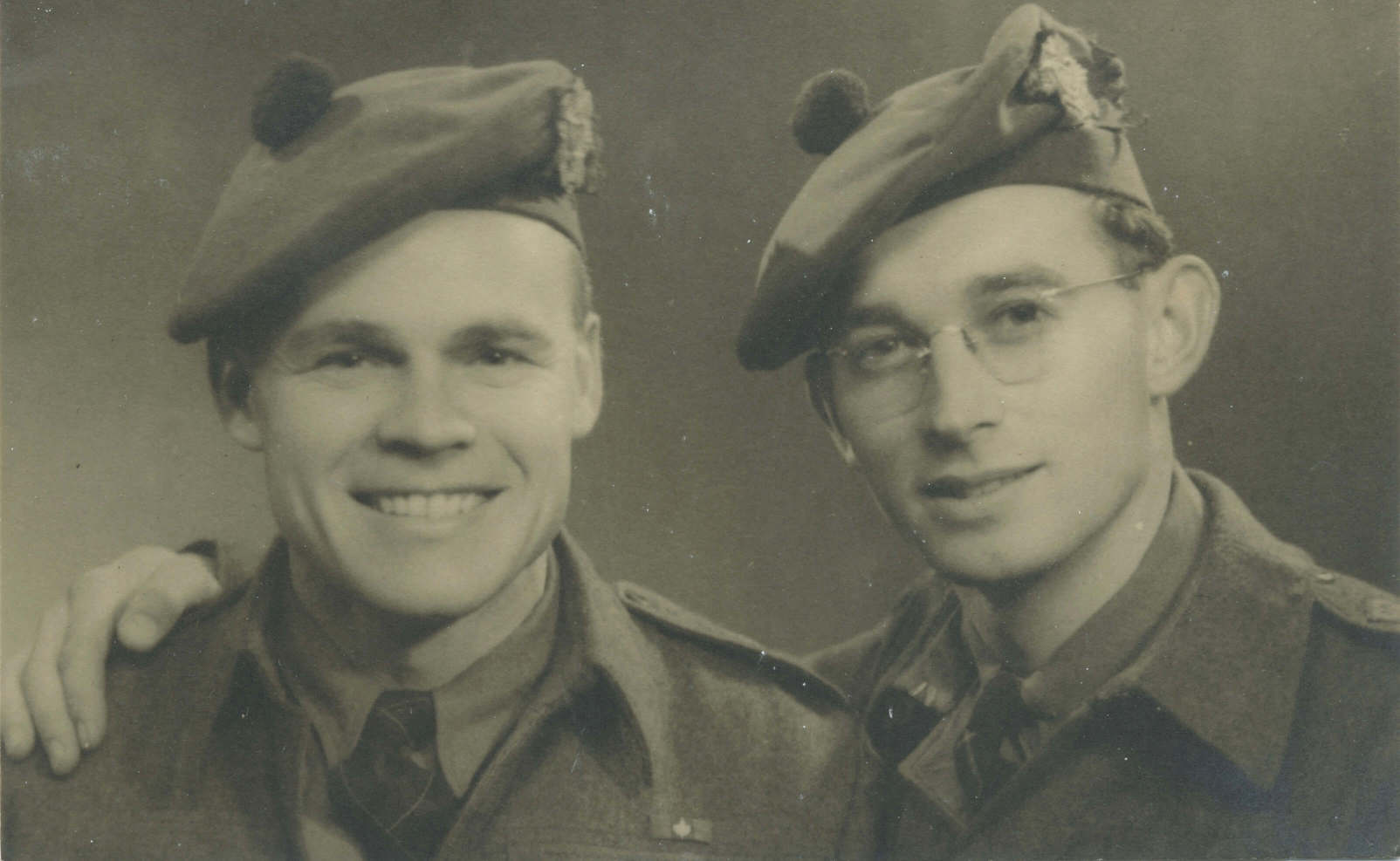 Brussels (February 1945)
Capt. G.W. Pollard & Capt. Eric Isener